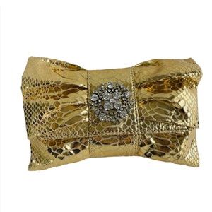 Gold IMAN Clutch